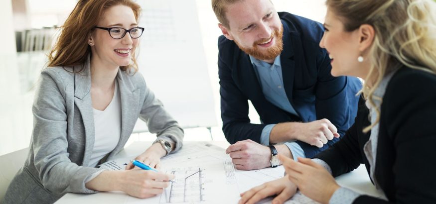 business-coworkers-discussing-new-ideas